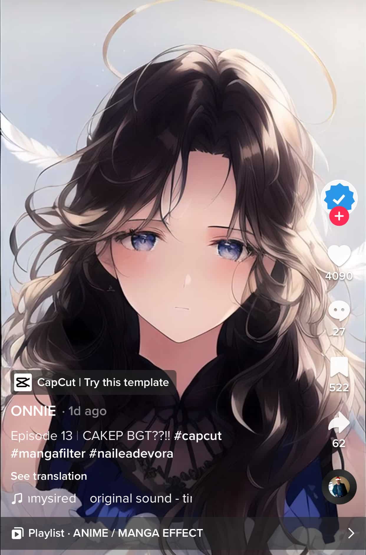 AI manga Tiktok filter compilation  Bilibili